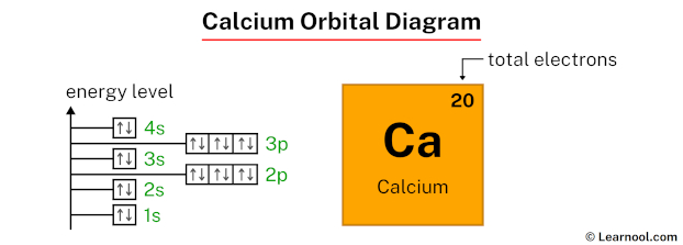 Calcium orbital diagram