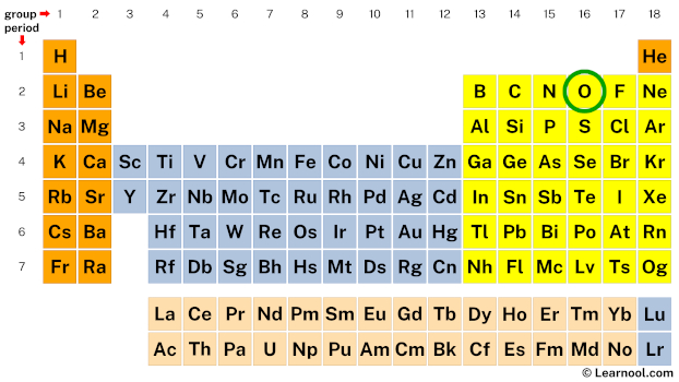 oxygen valence electrons