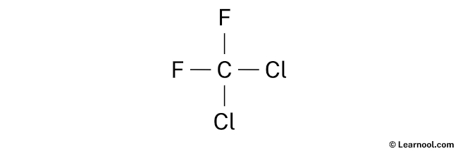 CCl2F2 Lewis Structure (Step 1)