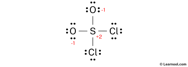 SO2Cl2 Lewis Structure (Step 3)