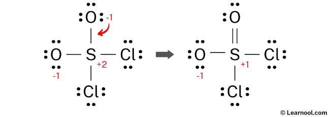 SO2Cl2 Lewis Structure (Step 4)