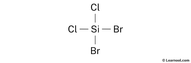 SiCl2Br2 Lewis Structure (Step 1)