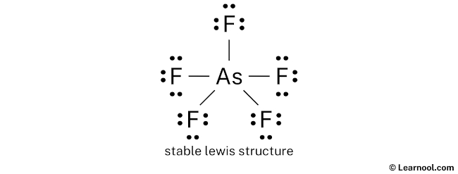 AsF5 Lewis Structure (Step 2)
