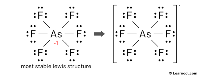 AsF6- Lewis Structure (Final)