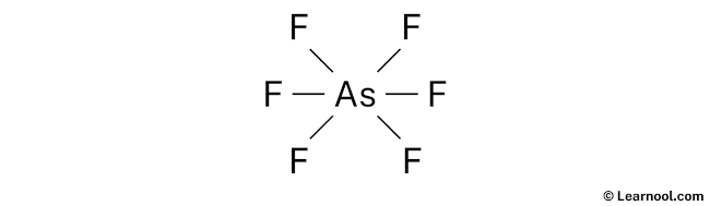 AsF6- Lewis Structure (Step 1)