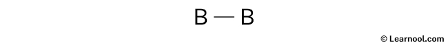 B2 Lewis Structure (Step 1)