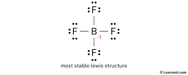 BF4- Lewis Structure (Step 3)