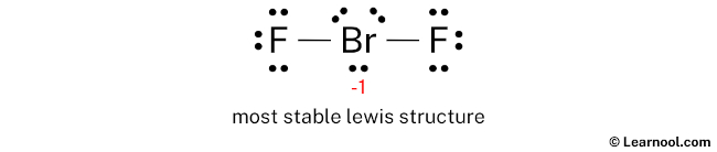 BrF2- Lewis Structure (Step 3)