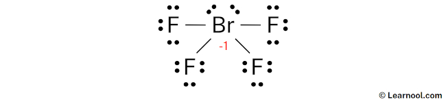BrF4- Lewis Structure (Step 3)