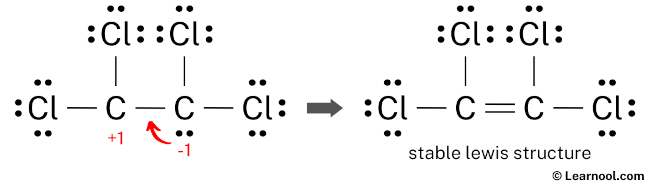 C2Cl4 Lewis Structure (Step 4)