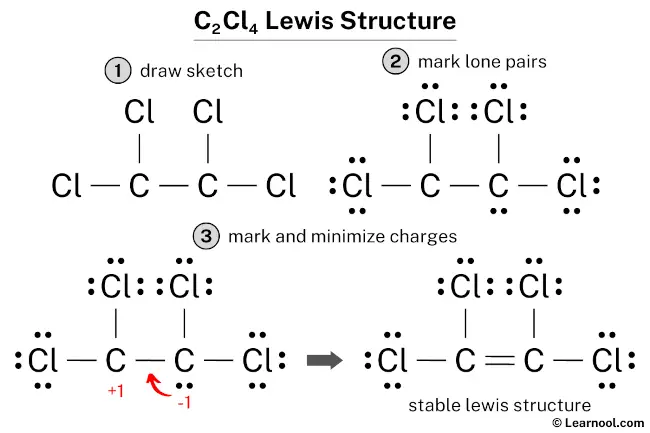 C2Cl4 Lewis Structure