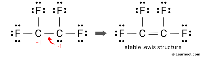 C2F4 Lewis Structure (Step 4)