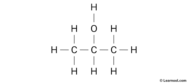 C3H8O Lewis Structure (Step 1)