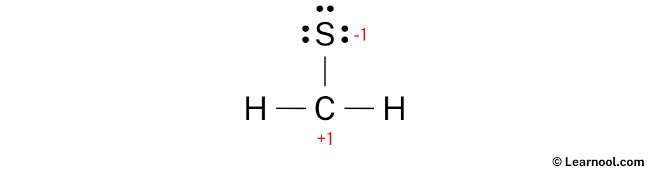 CH2S Lewis Structure (Step 3)