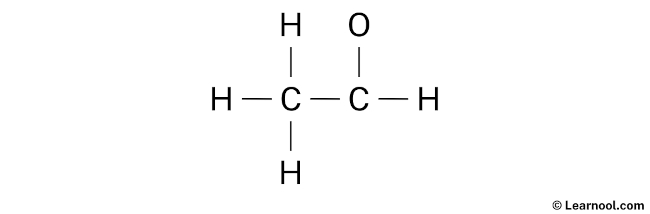 CH3CHO Lewis Structure (Step 1)