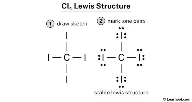 CI4 Lewis Structure
