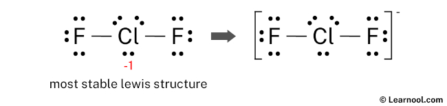 ClF2- Lewis Structure (Final)