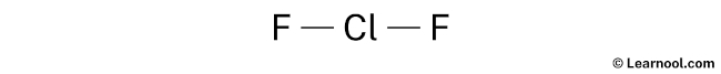 ClF2- Lewis Structure (Step 1)