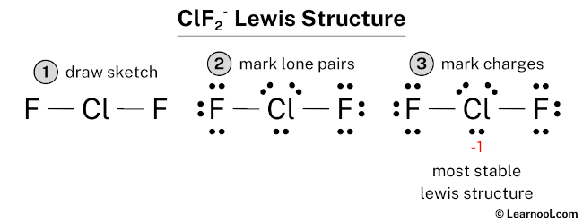 ClF2- Lewis Structure