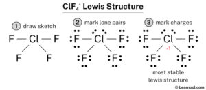 ClF4- Lewis structure - Learnool