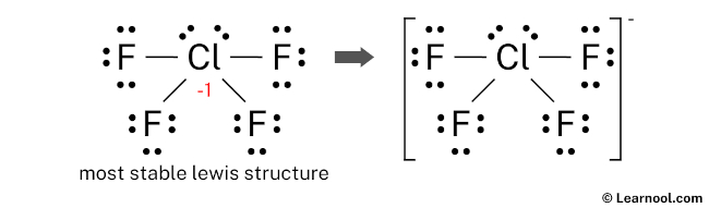 ClF4- Lewis Structure (Final)