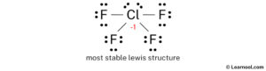 ClF4- Lewis structure - Learnool