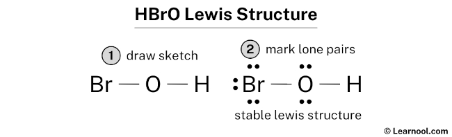 HBrO Lewis Structure