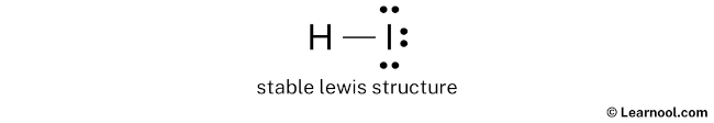 HI Lewis Structure (Step 2)