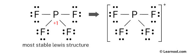 PF4+ Lewis Structure (Final)
