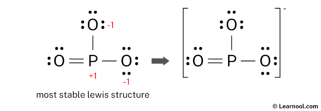 PO3- Lewis Structure (Final)