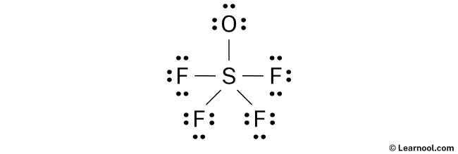 SOF4 Lewis Structure (Step 2)