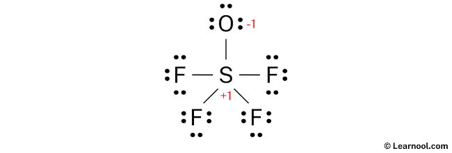 SOF4 Lewis Structure (Step 3)