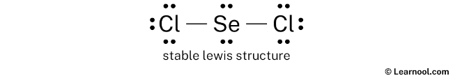 SeCl2 Lewis Structure (Step 2)