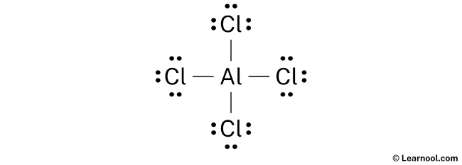 AlCl4- Lewis Structure (Step 2)
