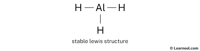 AlH3 Lewis Structure (Step 1)