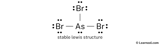 AsBr3 Lewis Structure (Step 2)