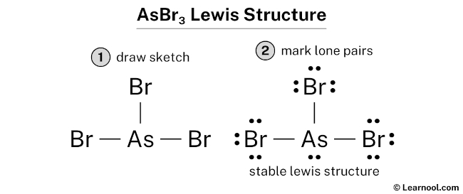 AsBr3 Lewis Structure