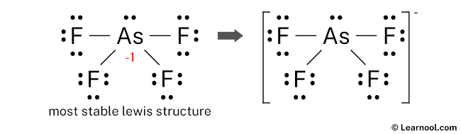 AsF4- Lewis Structure (Final)