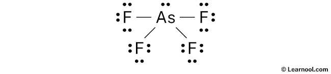 AsF4- Lewis Structure (Step 2)