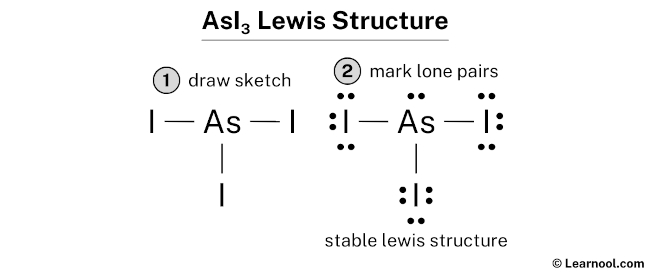 AsI3 Lewis Structure