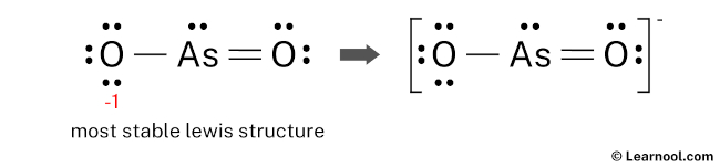 AsO2- Lewis Structure (Final)