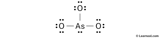 AsO33- Lewis Structure (Step 2)