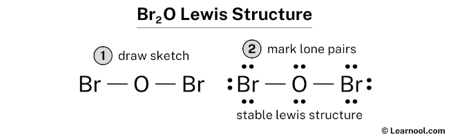 Br2O Lewis Structure