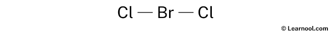 BrCl2- Lewis Structure (Step 1)