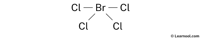 BrCl4- Lewis Structure (Step 1)