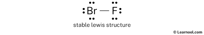 BrF Lewis Structure (Step 2)