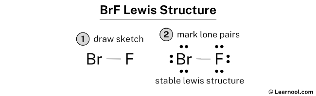 BrF Lewis Structure