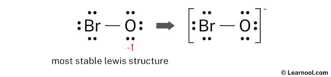 BrO- Lewis Structure (Final)