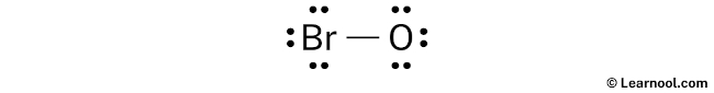BrO- Lewis Structure (Step 2)