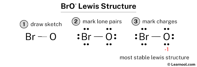 BrO- Lewis Structure